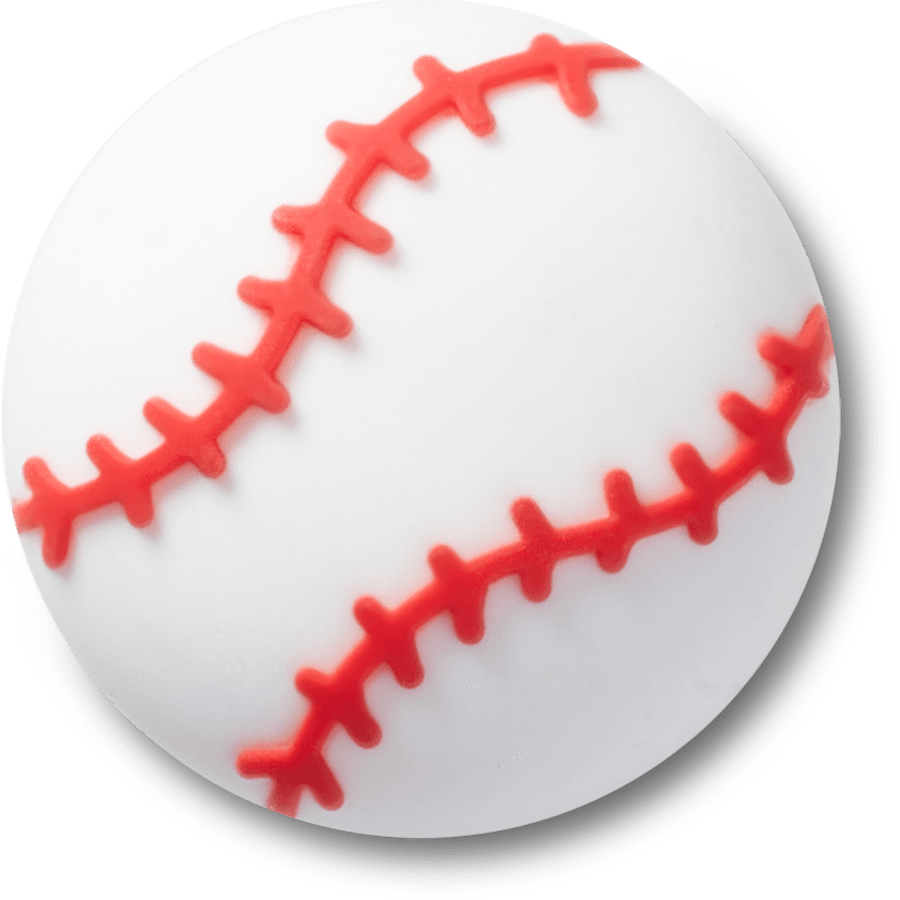 Crocs - Textured Baseball Jibbitz™ charms for Women|Men|Jibbitz™ Charms