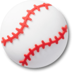 Crocs - Textured Baseball Jibbitz™ charms for Women|Men|Jibbitz™ Charms