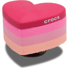 Crocs - Stacked Pink Heart Jibbitz™ charms for Women|Men|Jibbitz™ Charms