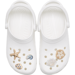 Crocs - Gold Seashell 5 Pack Jibbitz™ charms for Women|Men|Jibbitz™ Charms