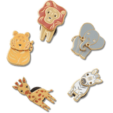 Crocs - Enamel Safari 5 Pack Jibbitz™ charms for Women|Men|Jibbitz™ Charms