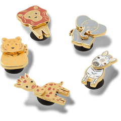 Crocs - Enamel Safari 5 Pack Jibbitz™ charms for Women|Men|Jibbitz™ Charms