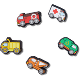 Crocs - Tiny Work Trucks 5 Pack Jibbitz™ charms for Women|Men|Jibbitz™ Charms