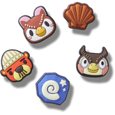 Crocs - Animal Crossing Collector 5 Pack Jibbitz™ charms for Women|Men|Kids|Jibbitz™ Charms