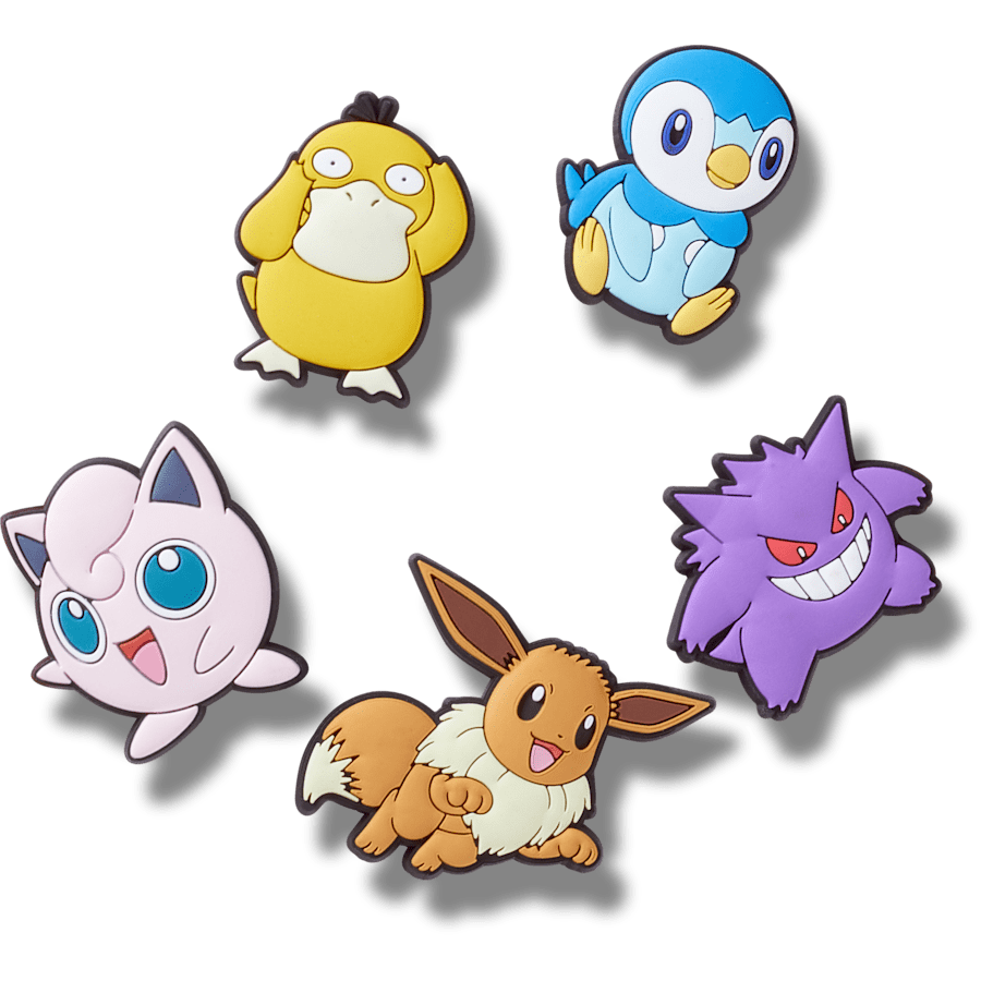 Crocs - Pokemon Assrtd 5 Pck Jibbitz™ charms for Women|Men|Jibbitz™ Charms