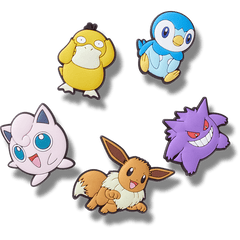 Crocs - Pokemon Assrtd 5 Pck Jibbitz™ charms for Women|Men|Jibbitz™ Charms