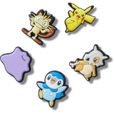 Crocs - Pokemon Variety 5 Pck Jibbitz™ charms for Women|Men|Kids|Jibbitz™ Charms