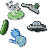 Crocs - Rick and Morty 5 Pack Jibbitz™ charms for Women|Men|Jibbitz™ Charms