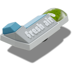 Crocs - Dimensional Fresh Air Inhaler Jibbitz™ charms for Women|Men|Jibbitz™ Charms