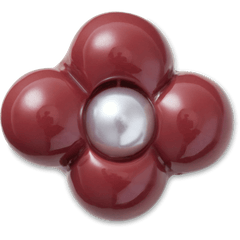 Crocs - Expressive Floral Maroon Jibbitz™ charms for Women|Men|Jibbitz™ Charms