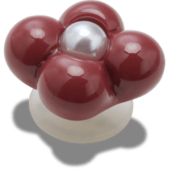 Crocs - Expressive Floral Maroon Jibbitz™ charms for Women|Men|Jibbitz™ Charms