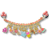 Crocs - Pink Adjustable Charm Chain Jibbitz™ charms for Women|Men|Kids|Jibbitz™ Charms