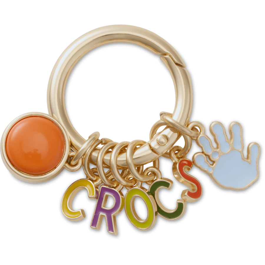 Crocs - Crafted Crocs Ring Keychain Jibbitz™ charms for Women|Men|Jibbitz™ Charms