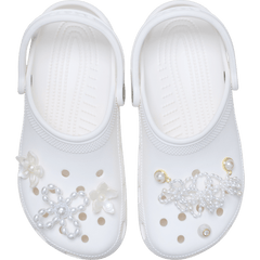 Crocs - White Pearl Beaded 5 Pack Jibbitz™ charms for Women|Men|Jibbitz™ Charms