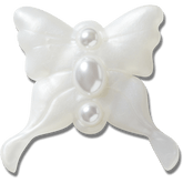 Crocs - Meta Jelly White Butterfly Jibbitz™ charms for Women|Men|Jibbitz™ Charms