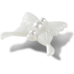 Crocs - Meta Jelly White Butterfly Jibbitz™ charms for Women|Men|Jibbitz™ Charms