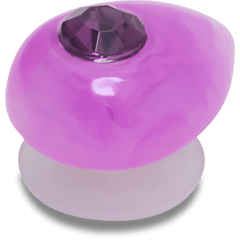 Crocs - Amethyst February Birthstone Collection Jibbitz™ charms for Women|Men|Jibbitz™ Charms