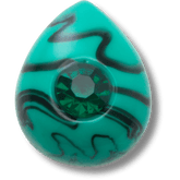 Crocs - Emerald May Birthstone Collection Jibbitz™ charms for Women|Men|Jibbitz™ Charms