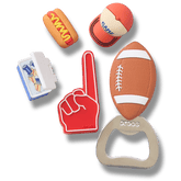 Crocs - Tailgate 5 Pack Jibbitz™ charms for Women|Men|Jibbitz™ Charms