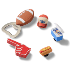 Crocs - Tailgate 5 Pack Jibbitz™ charms for Women|Men|Jibbitz™ Charms