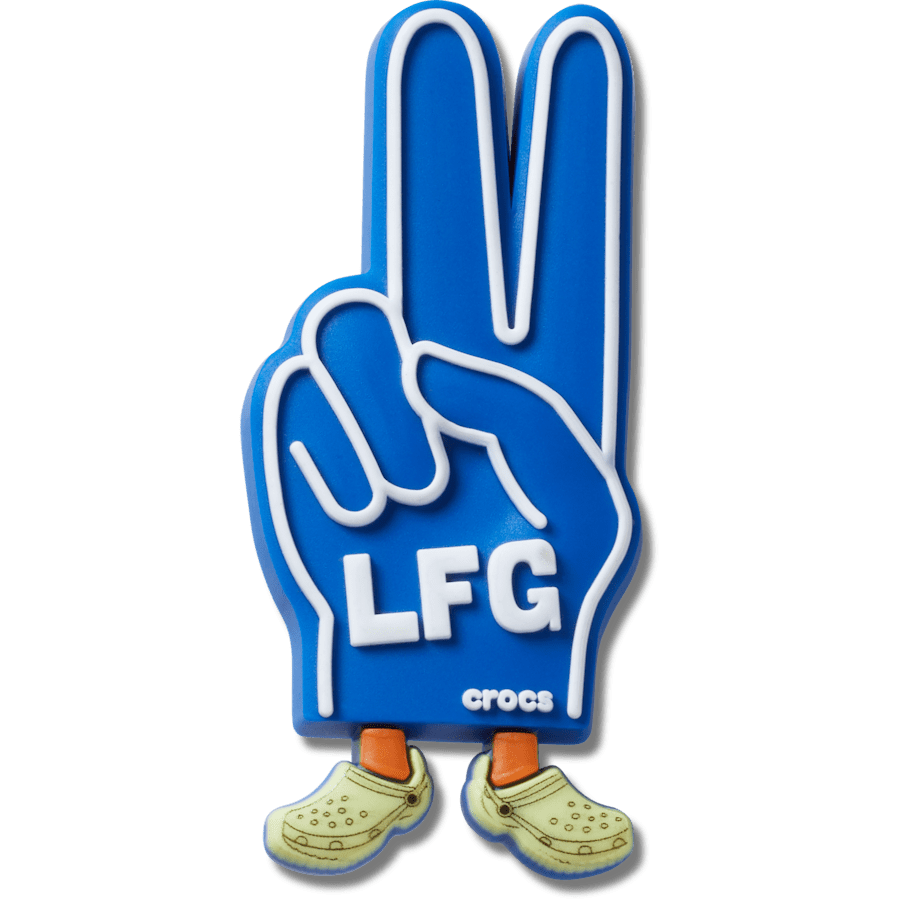 Crocs - LFG Foam Peace Sign Jibbitz™ charms for Women|Men|Jibbitz™ Charms
