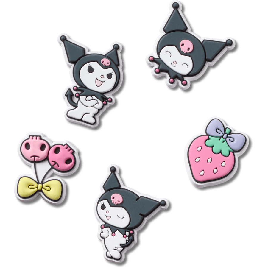 Crocs - Sanrio Kuromi 5 Pack Jibbitz™ charms for Women|Men|Kids|Jibbitz™ Charms