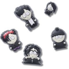 Crocs - South Park Goth Kids 5 Pack Jibbitz Shoe Charm for Women|Men|Kids|Jibbitz™ Charms