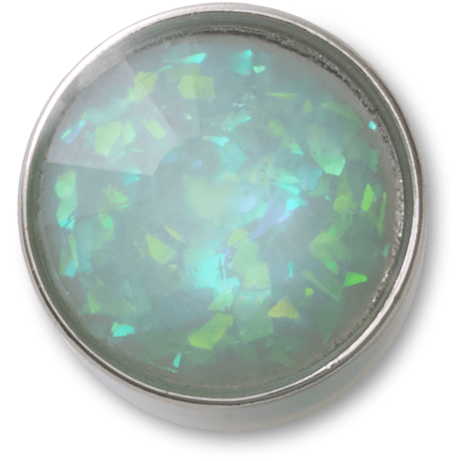Crocs - Opal Circle Gem Jibbitz™ charms for Women|Men|Jibbitz™ Charms
