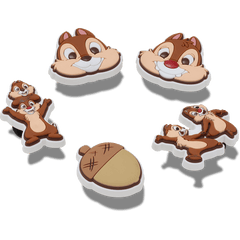 Crocs - Disney Chip n Dale 5 Pack Jibbitz™ charms for Women|Men|Kids|Jibbitz™ Charms