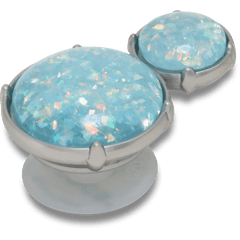 Crocs - Opalescent Meta Double Gem Jibbitz™ charms for Women|Men|Jibbitz™ Charms