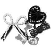 Crocs - Indie Luxe Silver 5 Pack Jibbitz™ charms for Women|Men|Jibbitz™ Charms