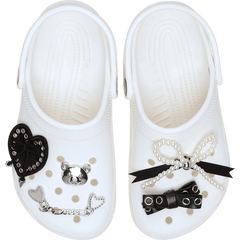 Crocs - Indie Luxe Silver 5 Pack Jibbitz™ charms for Women|Men|Jibbitz™ Charms