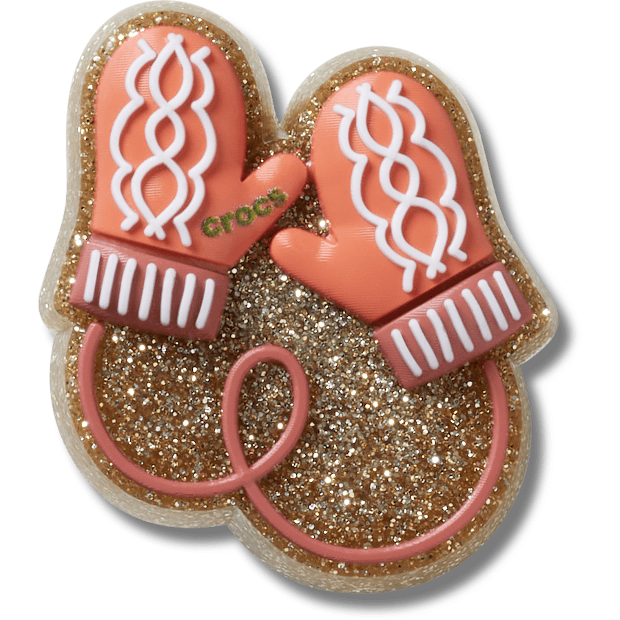 Crocs - Glitter Pink Mittens Jibbitz™ charms for Women|Men