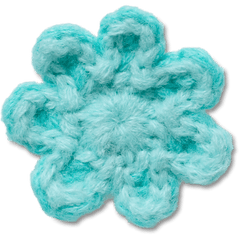 Crocs - Crochet Blue Flower Jibbitz™ charms for Women|Men