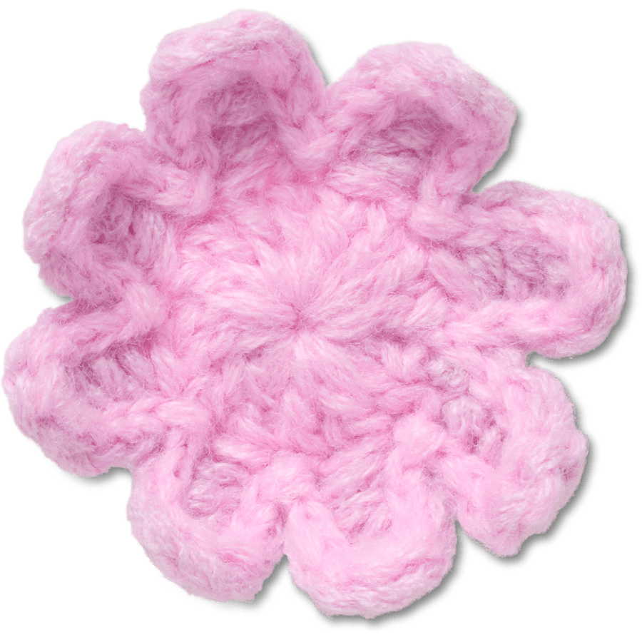 Crocs - Crochet Light Pink Flower Jibbitz™ charms for Women|Men
