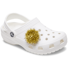 Crocs - Gold Tinsel Pom Jibbitz™ charms for Women|Men|Jibbitz™ Charms