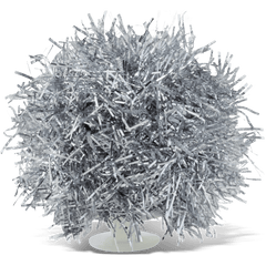 Crocs - Silver Tinsel Pom Jibbitz™ charms for Women|Men|Jibbitz™ Charms