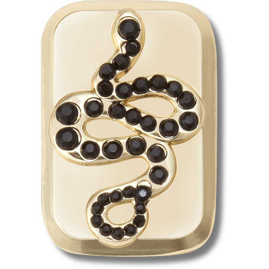 Crocs - Gold Snake Emblem Jibbitz™ charms for Women|Men|Jibbitz™ Charms
