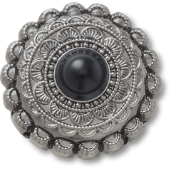 Crocs - Silver and Black Emblem Jibbitz™ charms for Women|Men|Jibbitz™ Charms