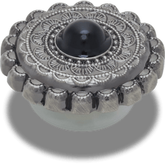Crocs - Silver and Black Emblem Jibbitz™ charms for Women|Men|Jibbitz™ Charms