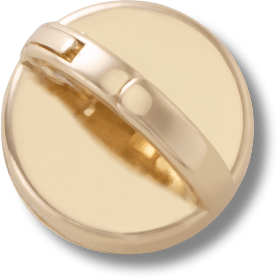 Crocs - Gold Interchangeable Stud Jibbitz™ charms for Women|Men