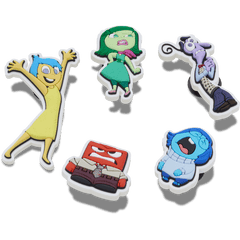Crocs - Pixar Inside Out 5 Pack Jibbitz™ charms for Women|Men|Kids|Jibbitz™ Charms