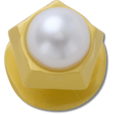 Crocs - Gold Pentagon Pearl Jibbitz™ charms for Women|Men|Jibbitz™ Charms