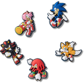 Crocs - Sonic the Hedgehog 5Pck Jibbitz™ charms for Women|Men|Kids|Jibbitz™ Charms