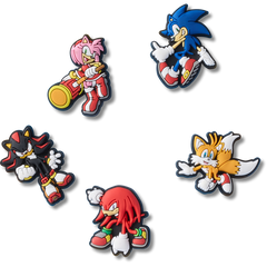 Crocs - Sonic the Hedgehog 5Pck Jibbitz™ charms for Women|Men|Kids|Jibbitz™ Charms