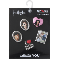 Crocs - The Twilight Saga 5 Pack Jibbitz Shoe Charm for Women|Men|Kids|Jibbitz™ Charms