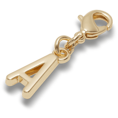 Crocs - Gold Letter A Charm Jibbitz™ charms for Women|Men|Kids|Jibbitz™ Charms