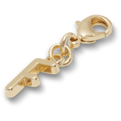 Crocs - Gold Letter F Charm Jibbitz™ charms for Women|Men|Kids|Jibbitz™ Charms