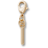 Crocs - Gold Letter I Charm Jibbitz™ charms for Women|Men|Kids|Jibbitz™ Charms