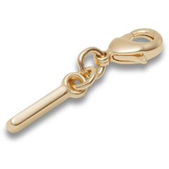 Crocs - Gold Letter I Charm Jibbitz™ charms for Women|Men|Kids|Jibbitz™ Charms